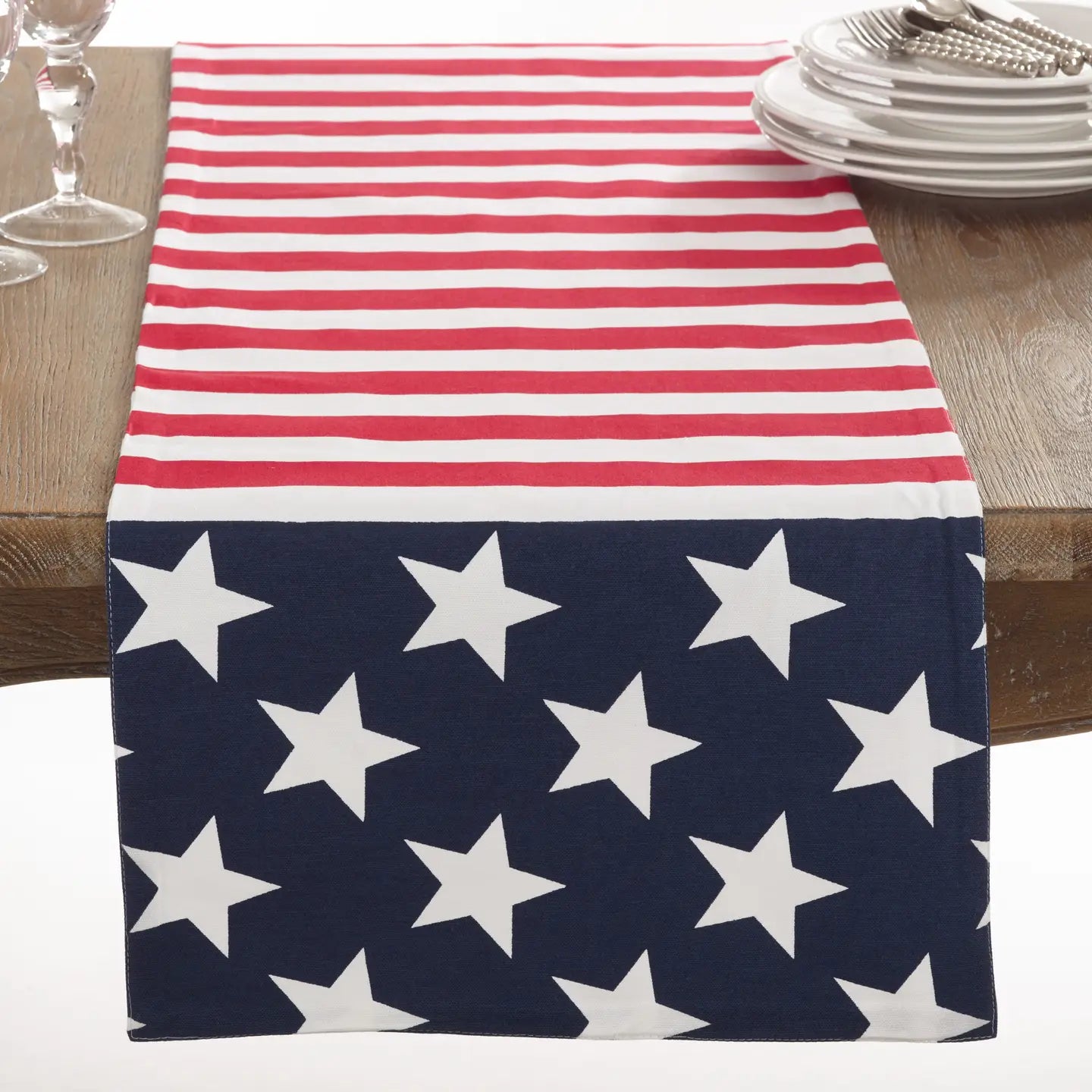 American Flag Inspired Table Runners