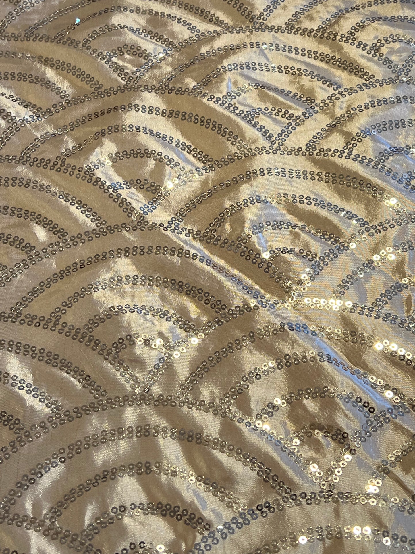 Gold Sequin Waves