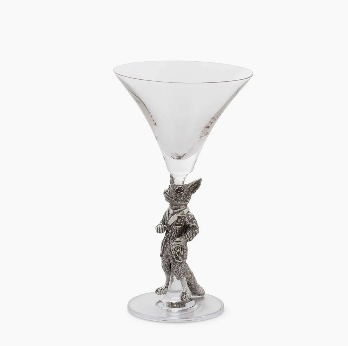 Hunting Dressed Fox Wine Glass