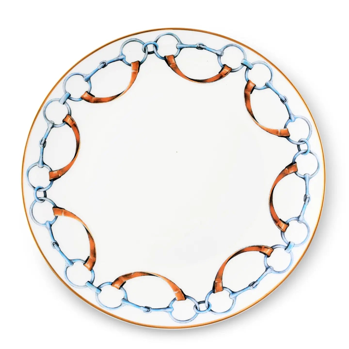 Wellington Bit Pattern Bone China Round Dinner Plate