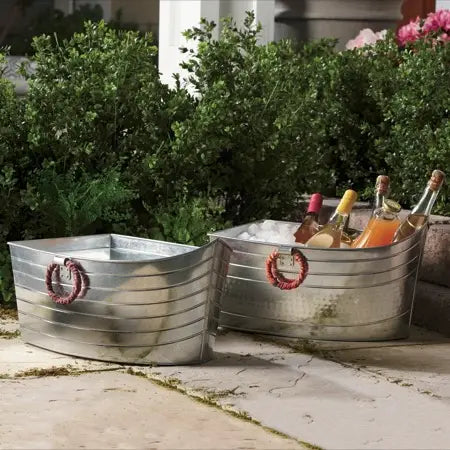Colorful Jute Boat Tubs