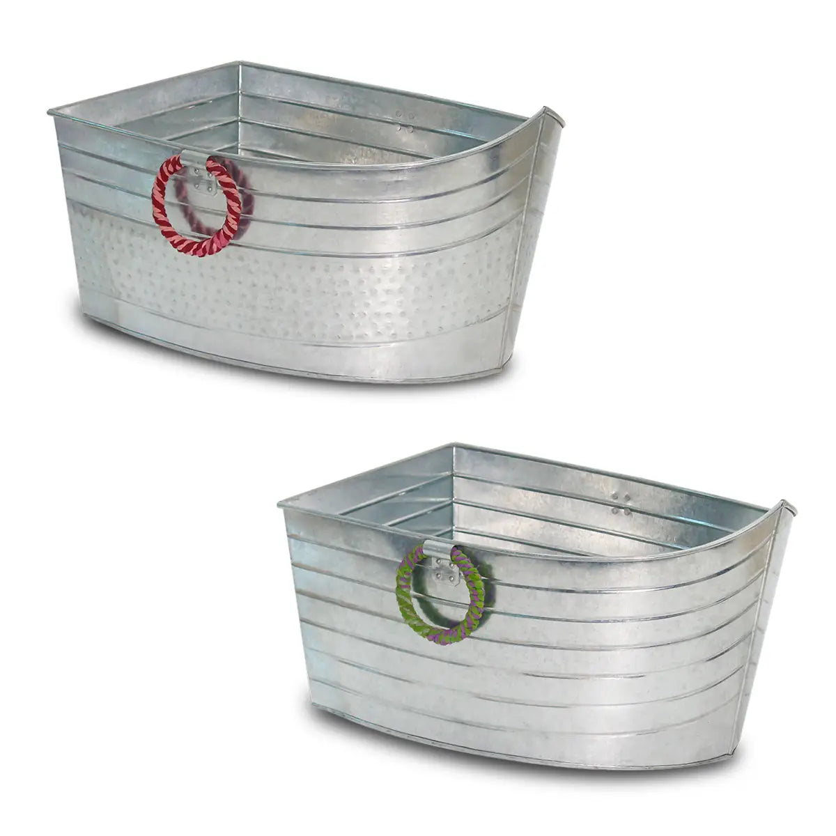 Colorful Jute Boat Tubs