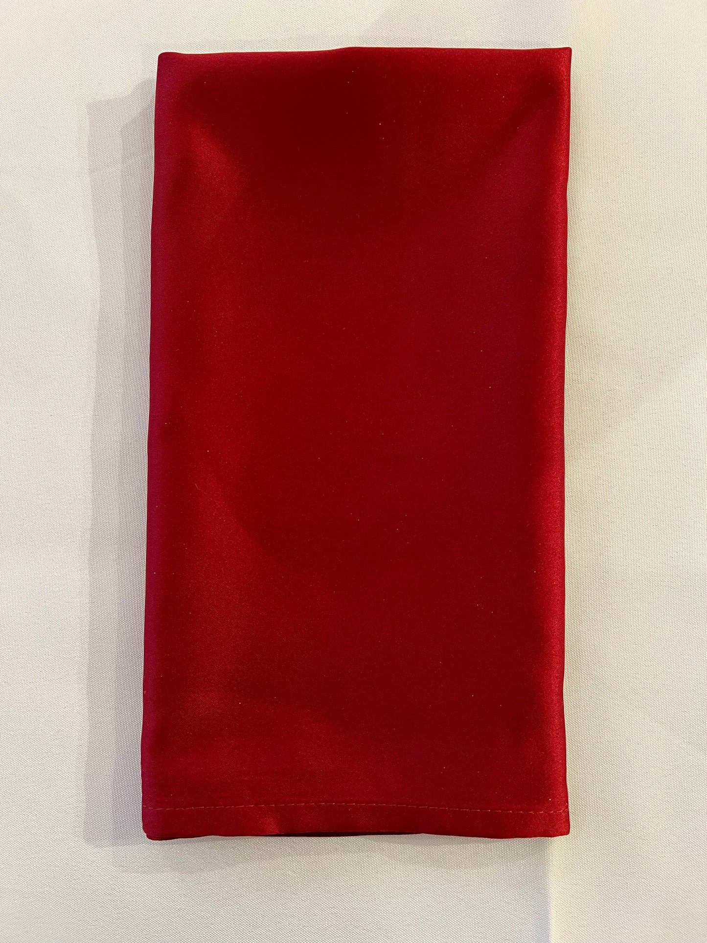 Scarlet Satin Napkin