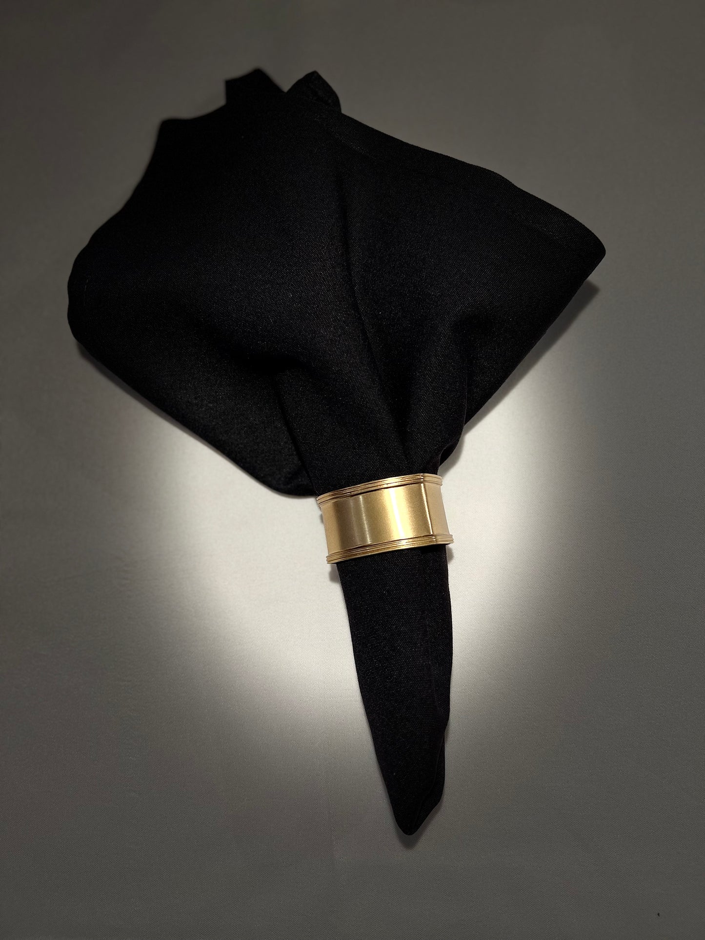 Onyx Hemmed Cotton Napkin