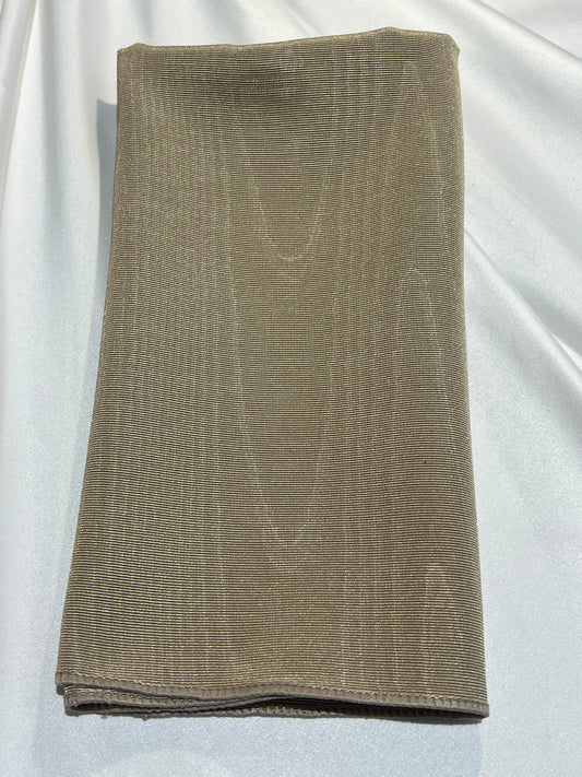 Beige Champaign Bengaline Moire