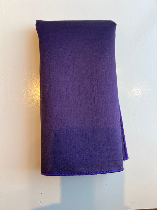 Purple Silk Look