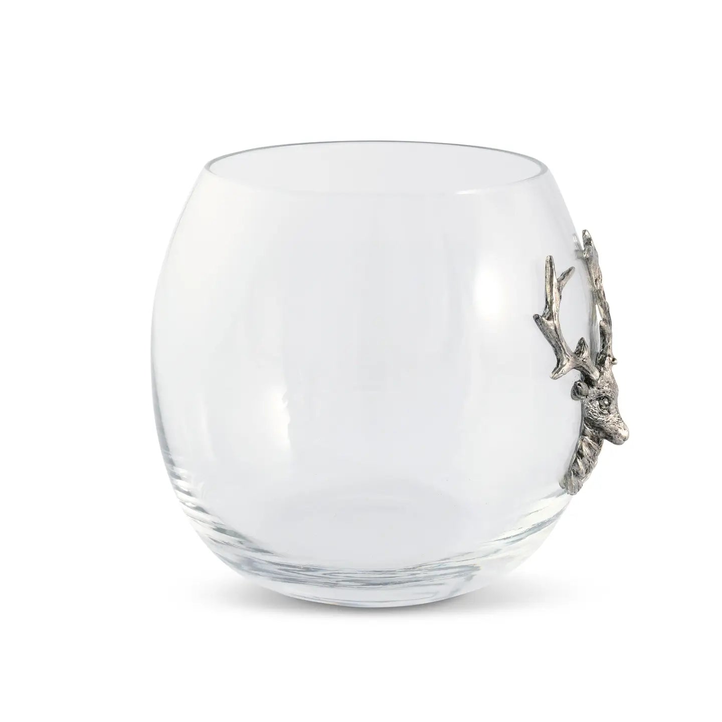 Elk/Deer Stemless Wine Glass