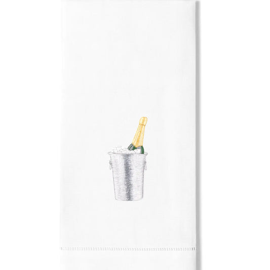 Champagne On Ice Hand Towel