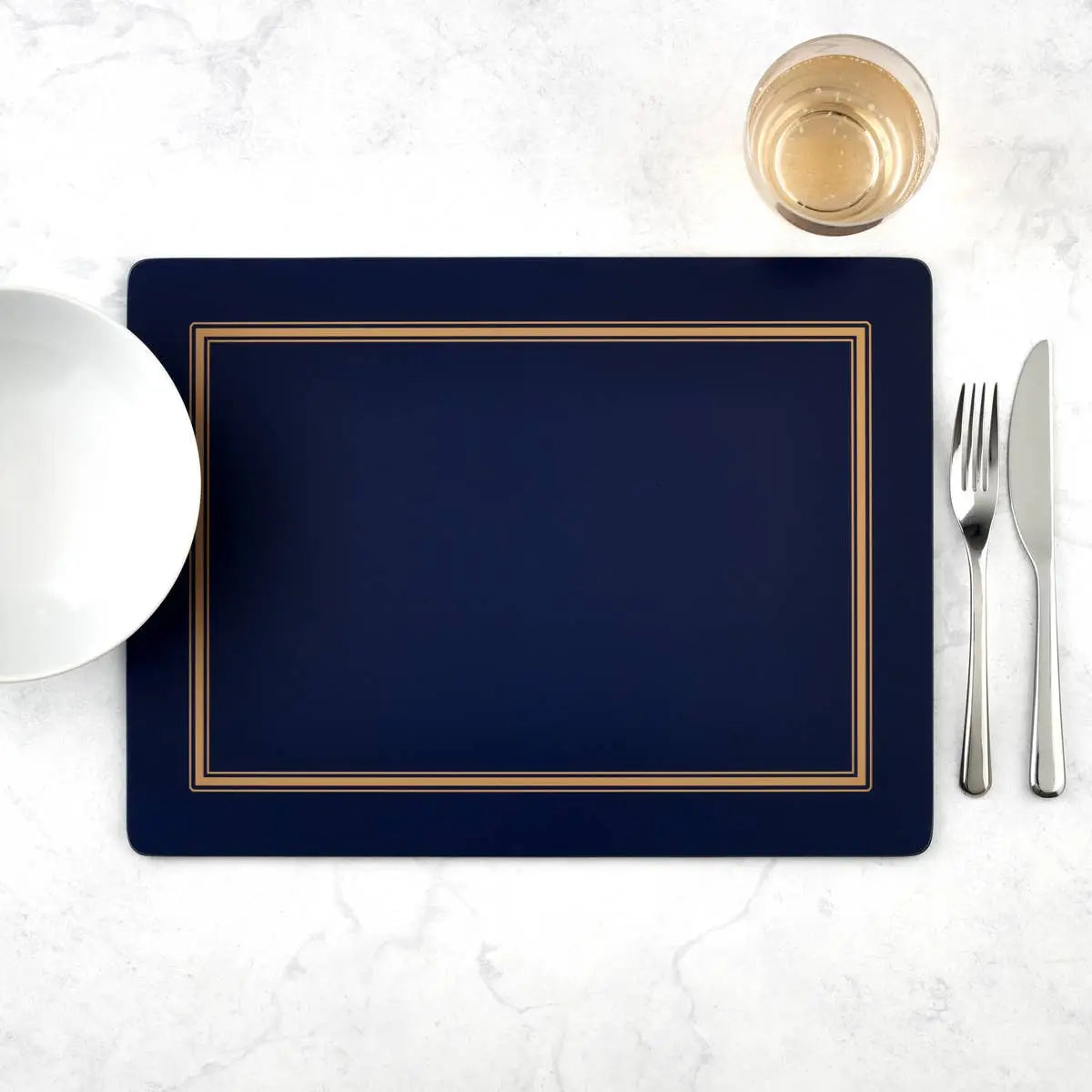 Midnight Blue (Navy) Placemat Set of Four